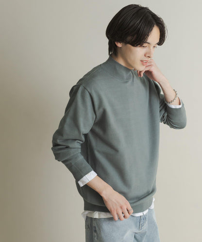 部分色 可水洗/防起球 彈力高領針織衫