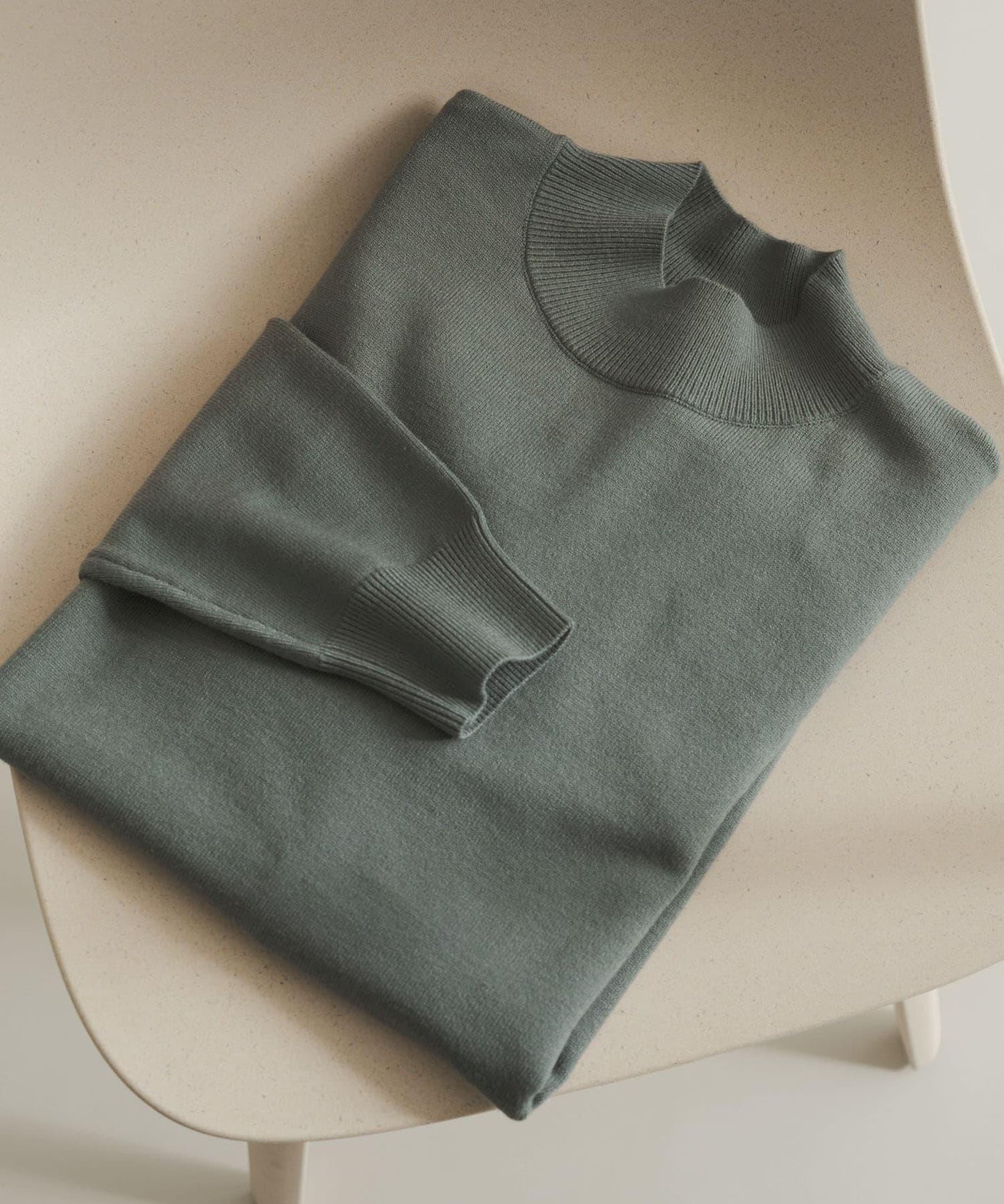 部分色 可水洗/防起球 彈力高領針織衫