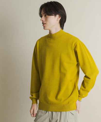 部分色 可水洗/防起球 彈力高領針織衫