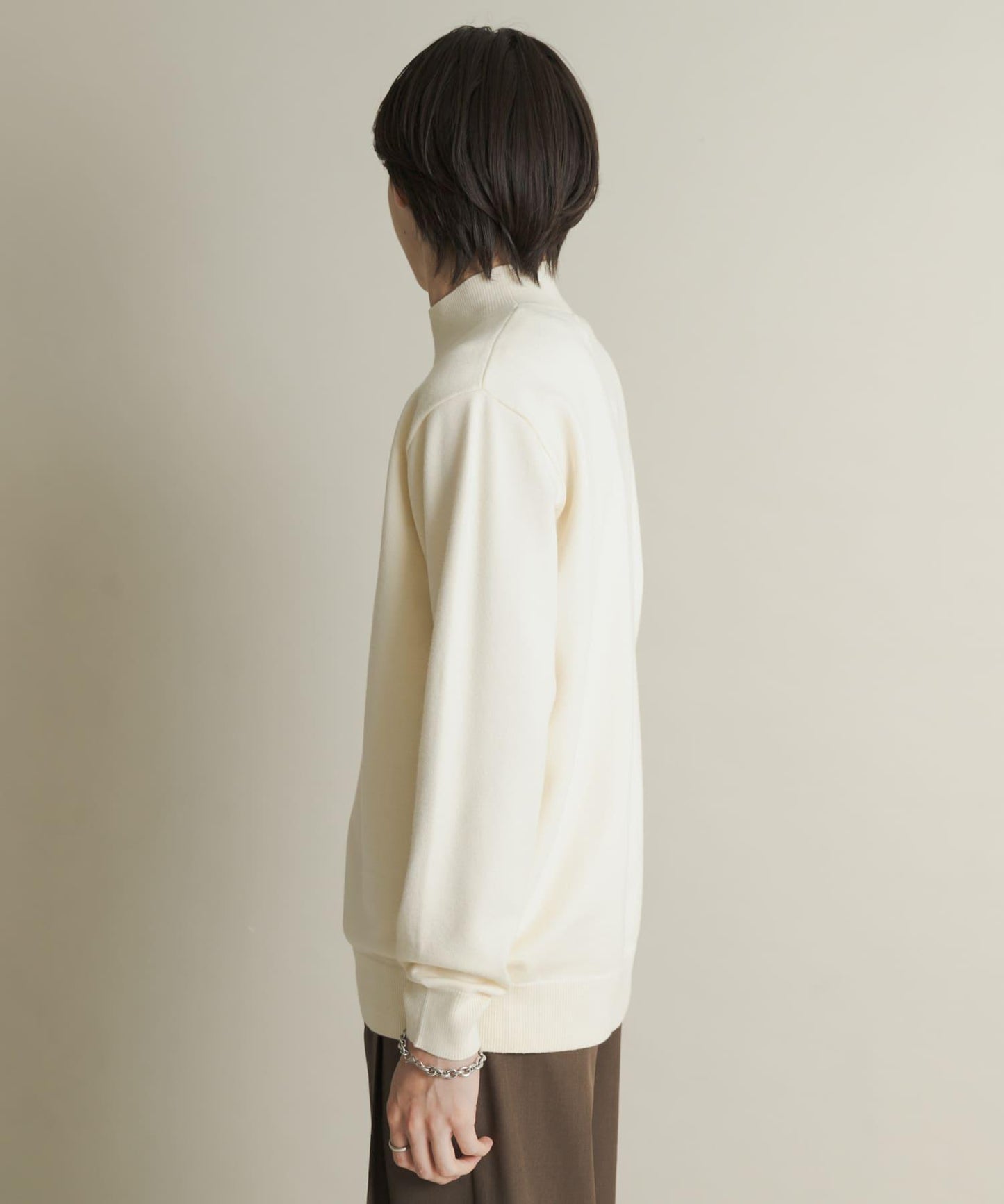 部分色 可水洗/防起球 彈力高領針織衫