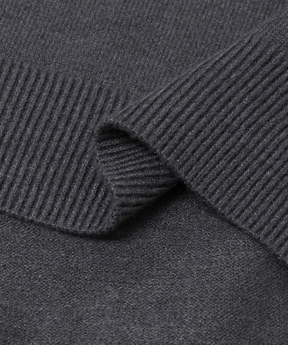 部分色 可水洗/防起球 彈力高領針織衫