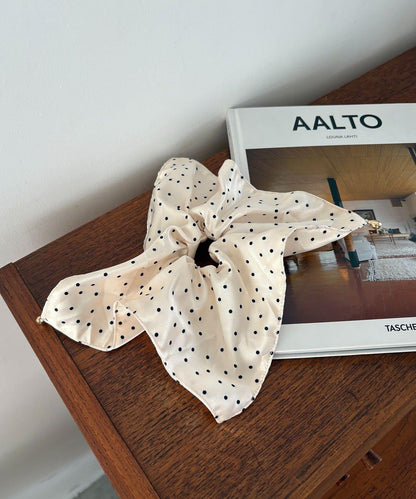 GOLDY 波點荷葉邊髮圈