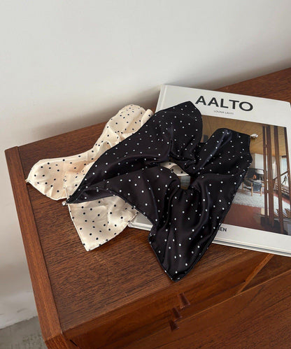 GOLDY 波點荷葉邊髮圈