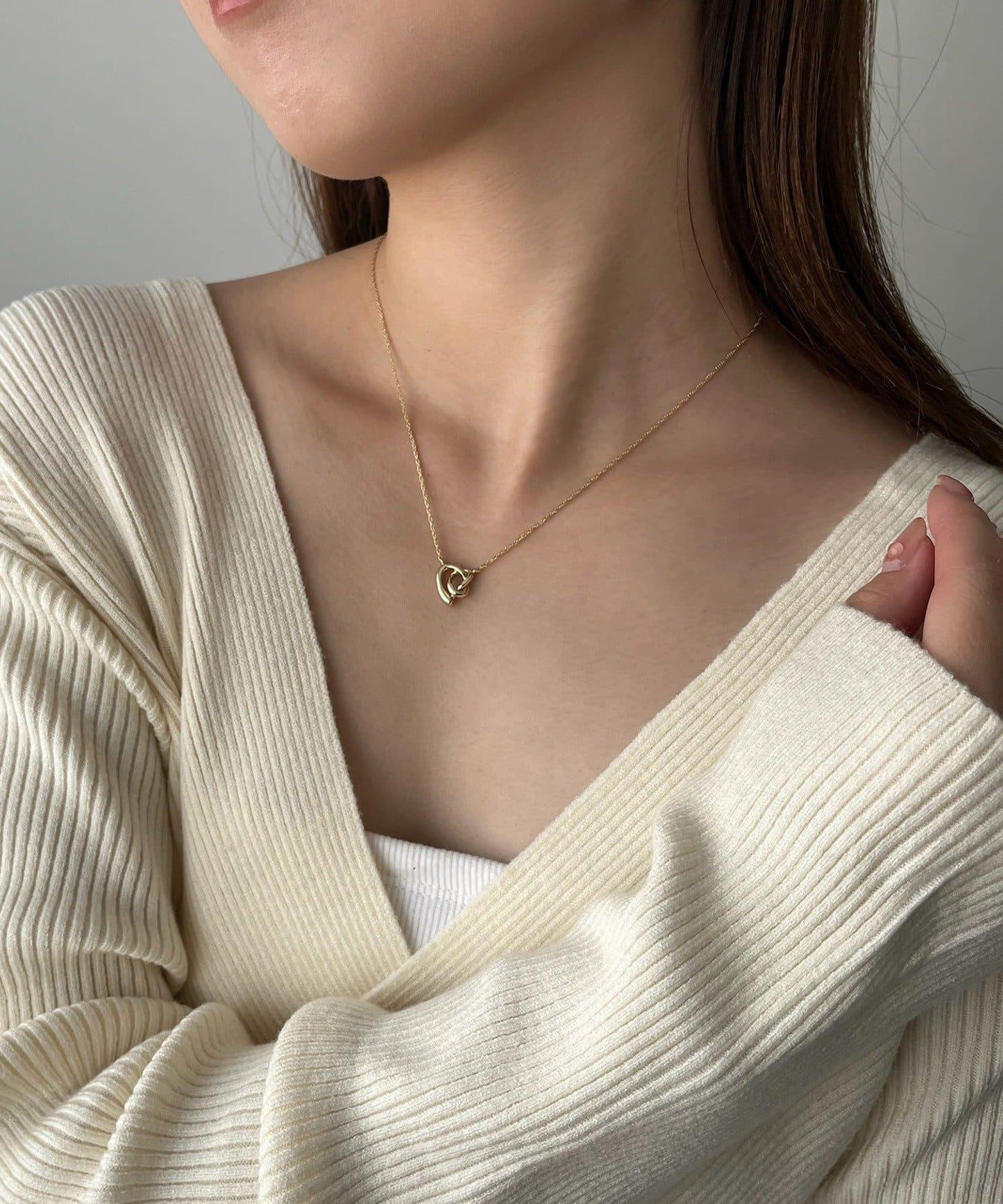 三角蝴蝶結項鍊