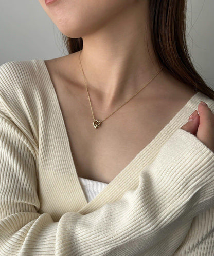 三角蝴蝶結項鍊
