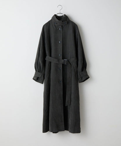 【AW】桃皮絨長款風衣