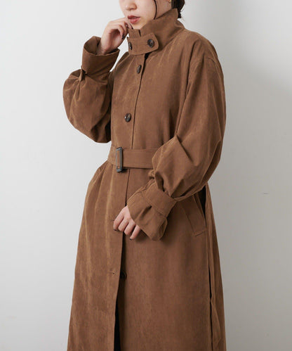 【AW】桃皮絨長款風衣