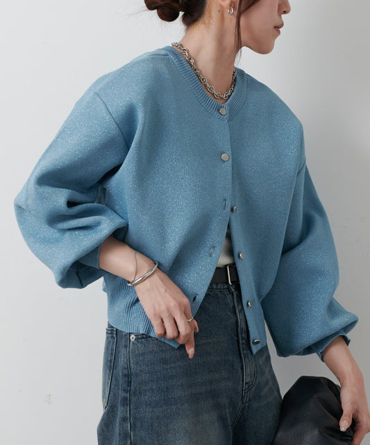 【AW/復刻】亮絲針織開衫