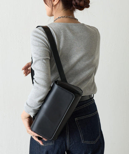 【AW/】亨利領羅紋長袖T恤