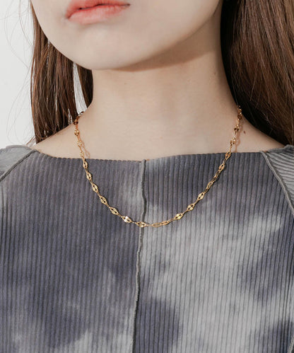 不鏽鋼花瓣鏈條項鍊