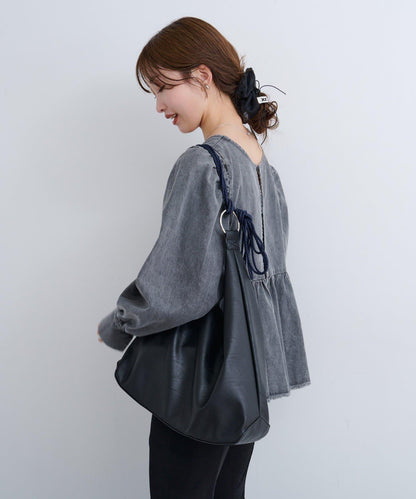 B 不對稱皮革包