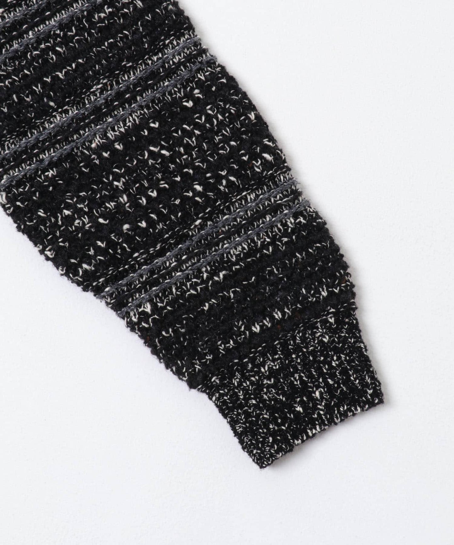 「聯名」crepuscule×URBAN RESEARCH 多色條紋混合圓領針織衫