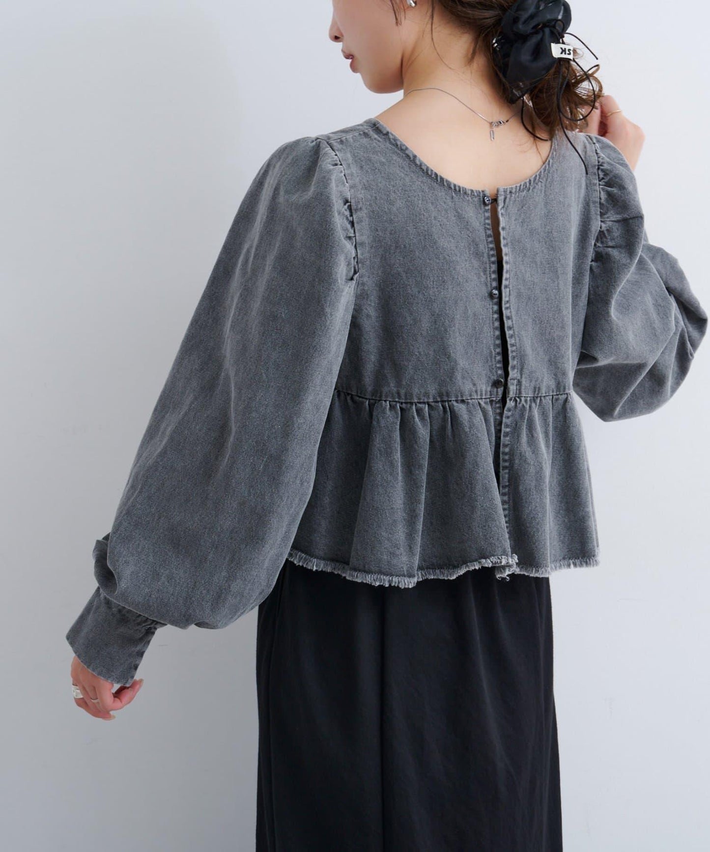 B牛仔2WAY襯衫