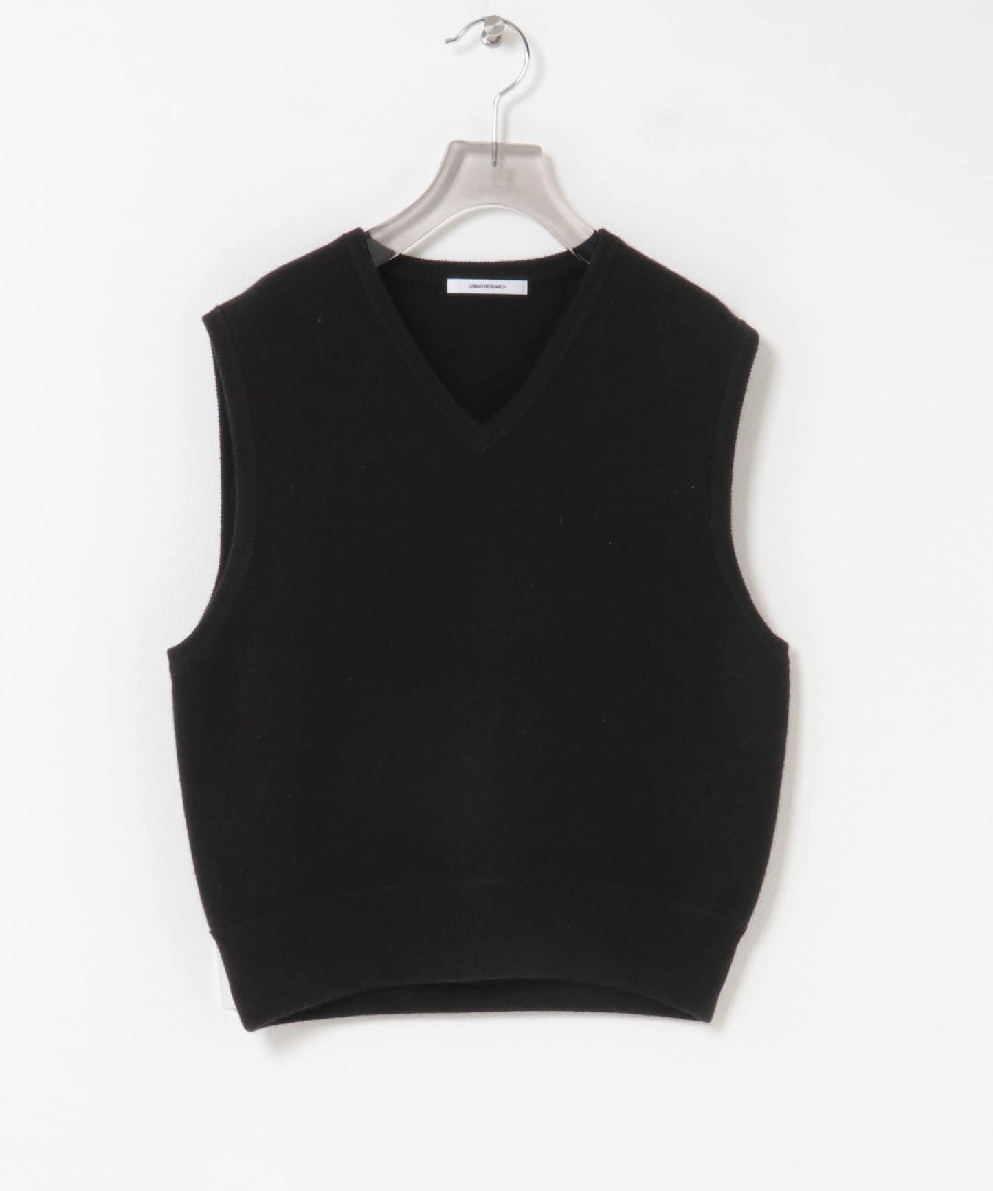 羊毛羊絨V領針織背心