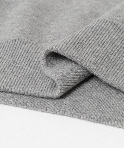 羊毛羊絨V領針織背心