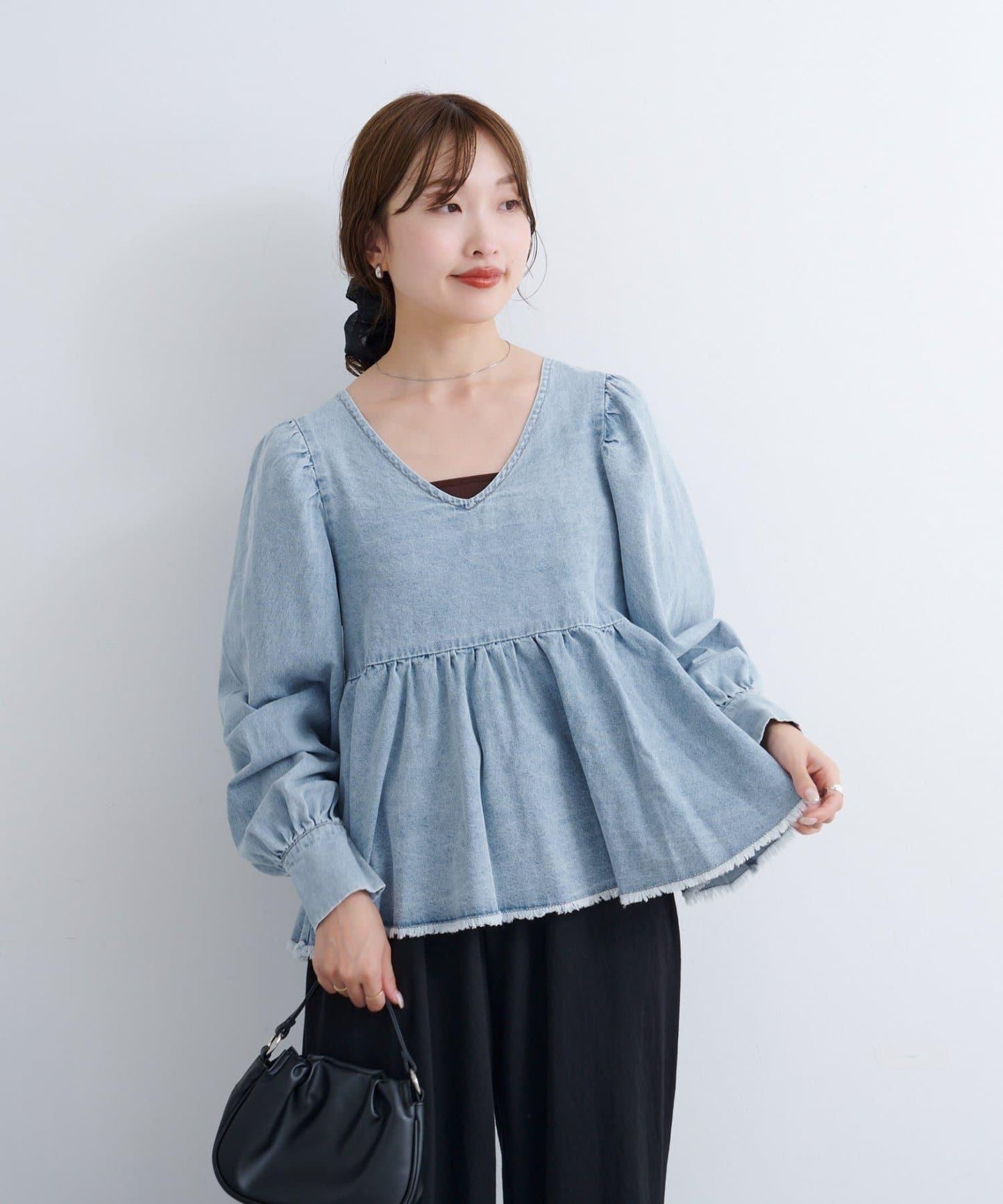 B牛仔2WAY襯衫