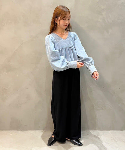 B牛仔2WAY襯衫