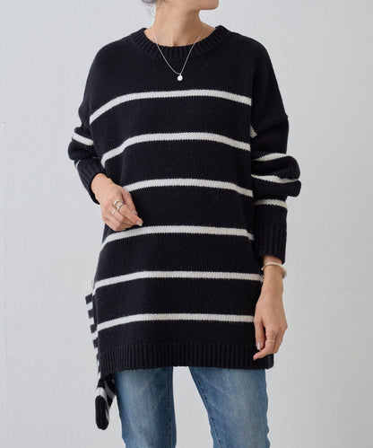 《近日開始》毛球裝飾襪子針織衫