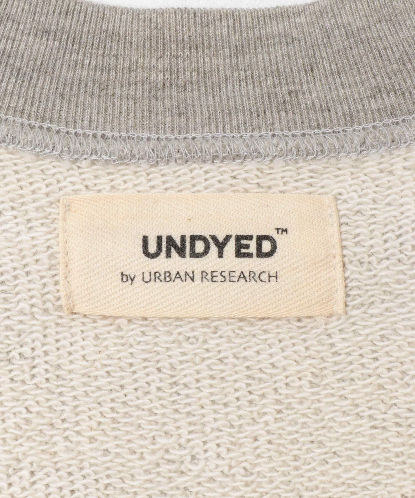 本白色圓領衛衣