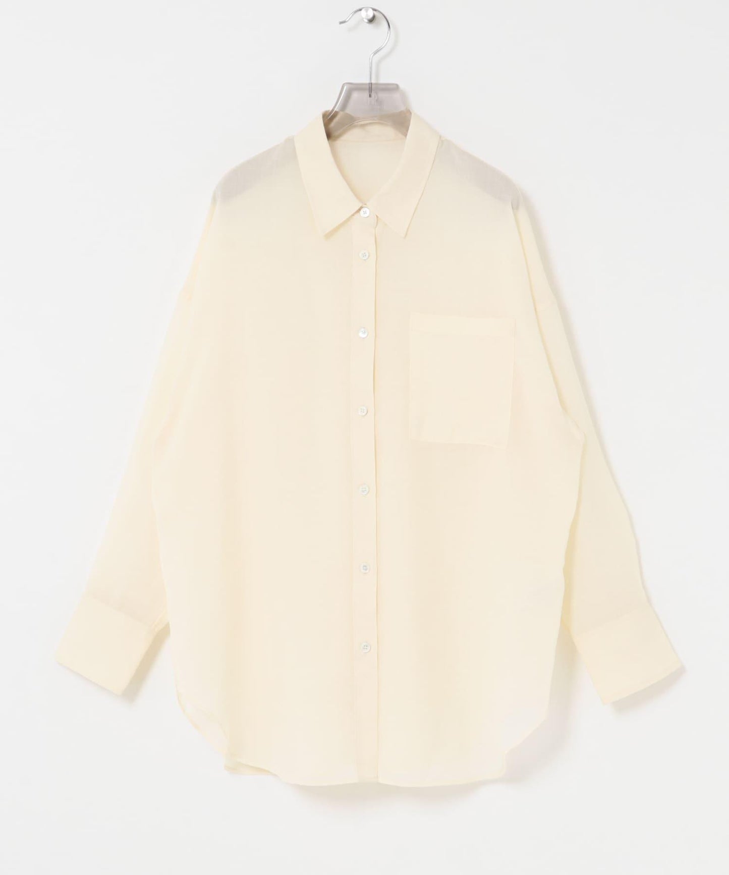 薄紗羊毛常規領襯衫