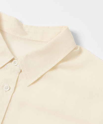 薄紗羊毛常規領襯衫