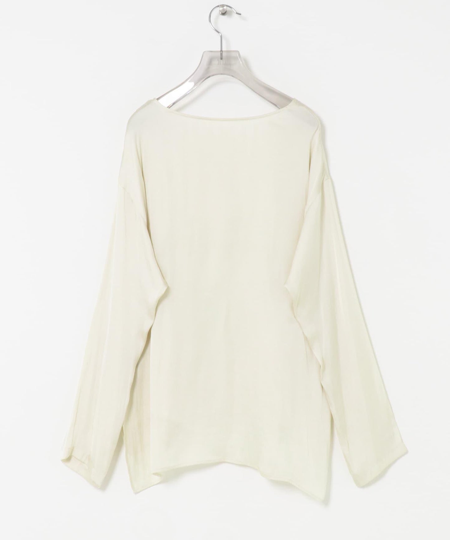 復古緞面T恤襯衫