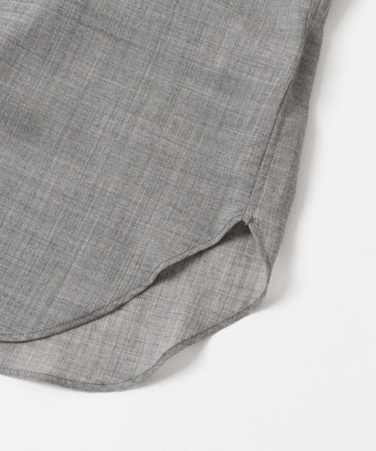 薄紗羊毛常規領襯衫