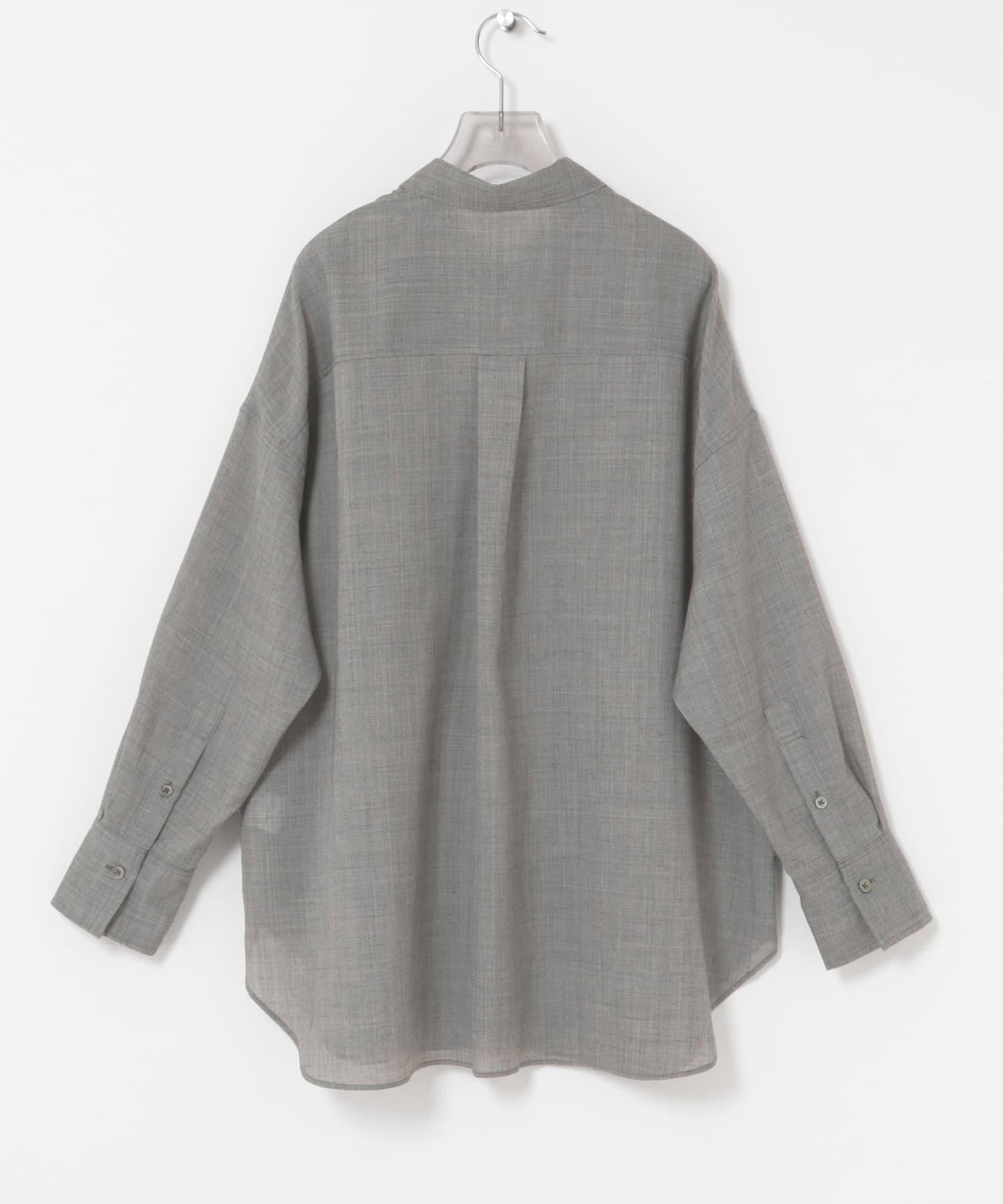 薄紗羊毛常規領襯衫