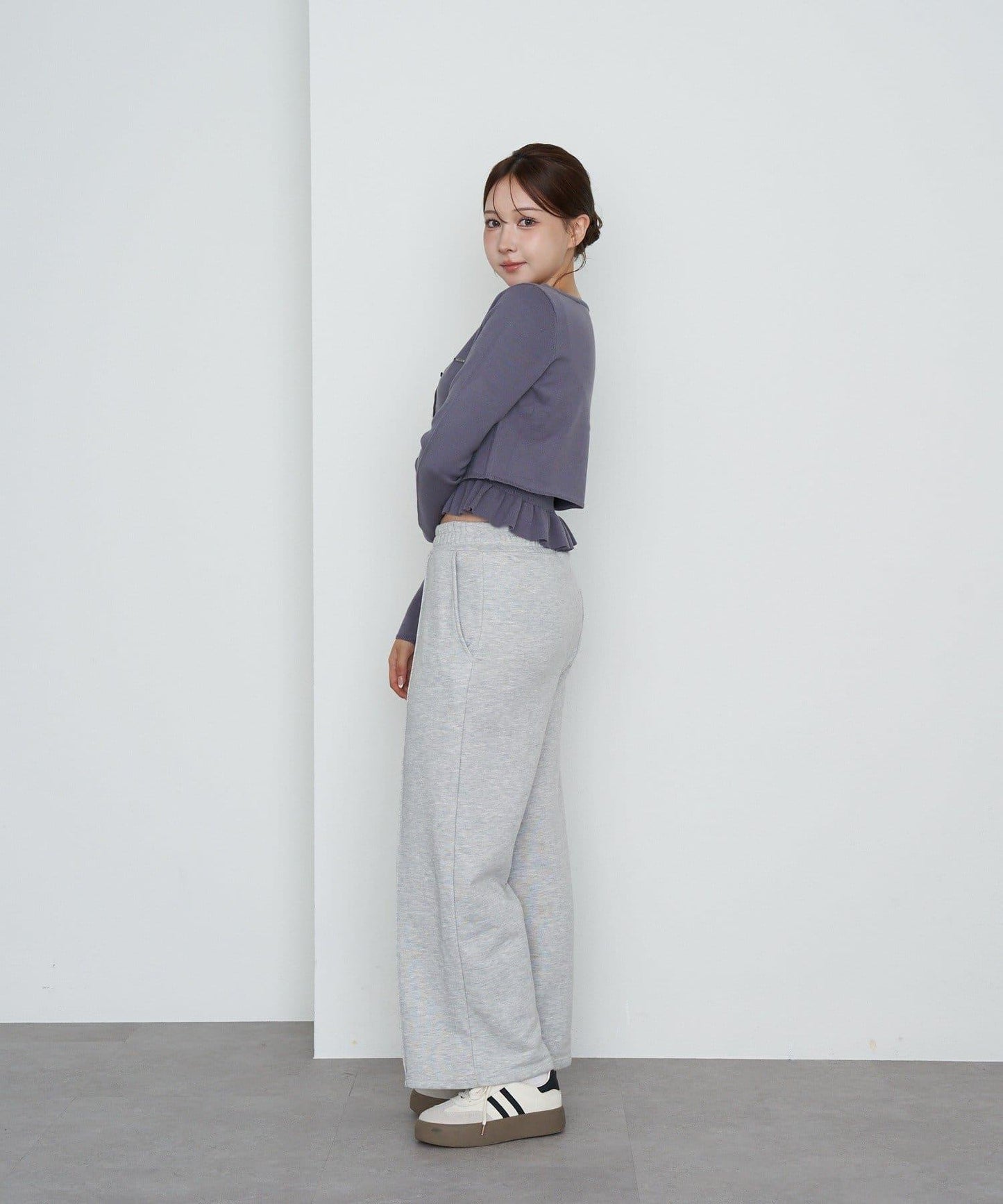 【RAY CASSIN】荷葉邊吊帶套裝開衫