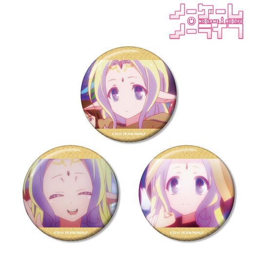 《NO GAME NO LIFE 遊戲人生》菲爾·尼爾瓦連 場景寫實亮片徽章3個套裝