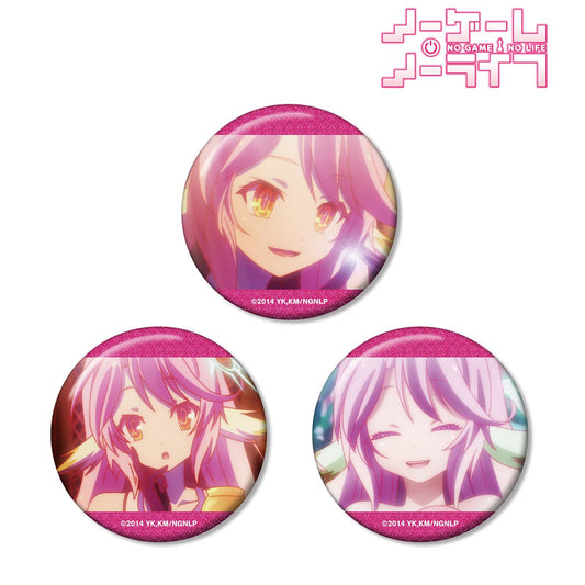 《NO GAME NO LIFE 遊戲人生》吉普莉爾 場景寫實亮片徽章3個套裝