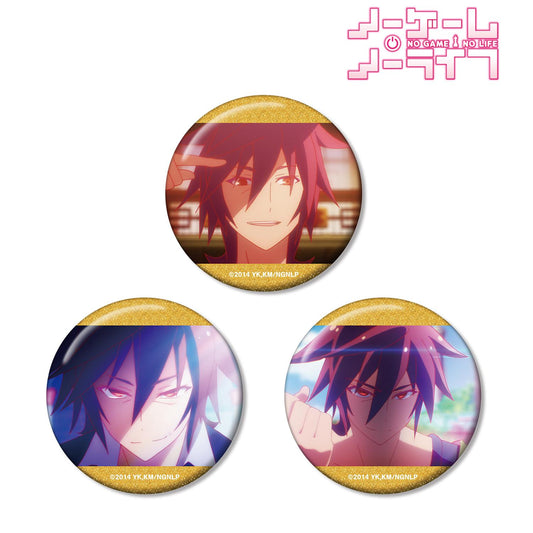 《NO GAME NO LIFE 遊戲人生》空 場景寫實亮片徽章3個套裝