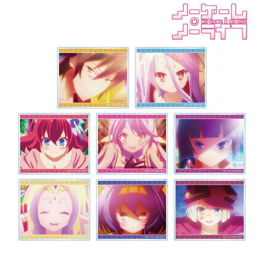 《NO GAME NO LIFE 遊戲人生》 場景插畫亞克力卡片（單品/全套BOX）【BOX/8包入】