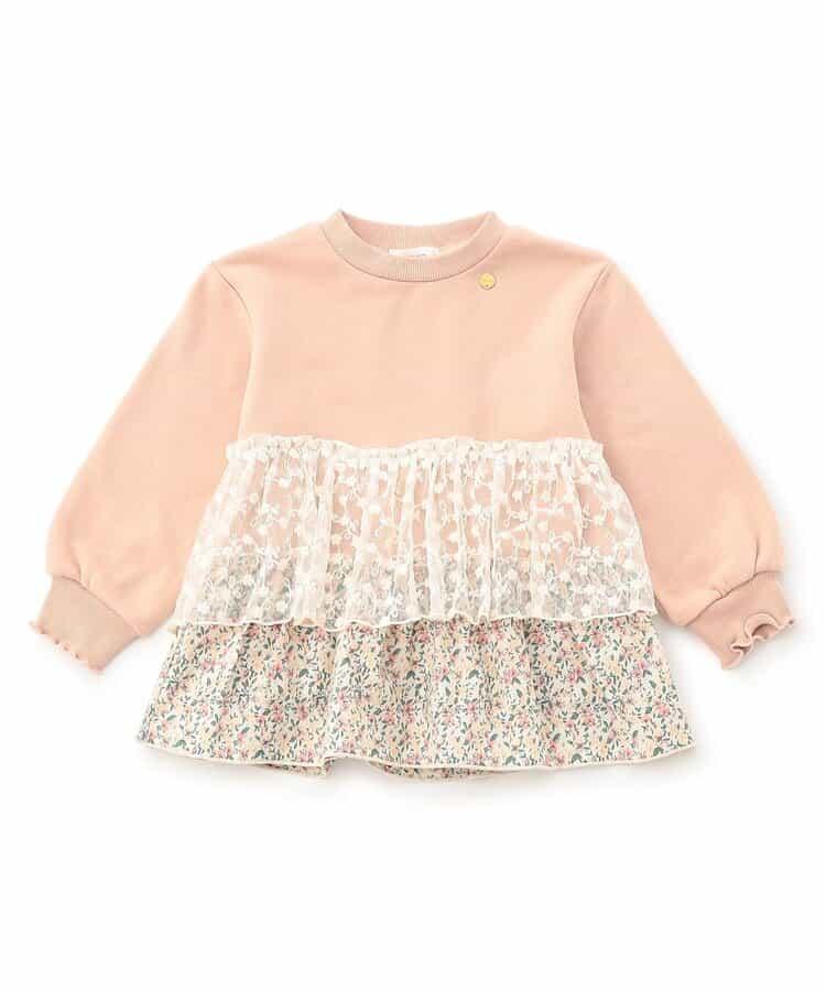 異材質荷葉邊衛衣