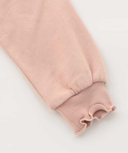 異材質荷葉邊衛衣