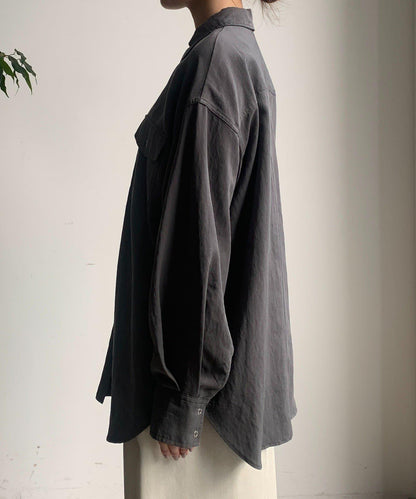 【DouDou】生物酶工藝圓點襯衫