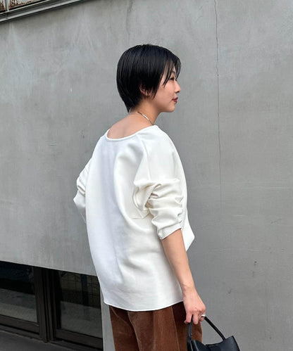 《インフルエンサー@tsuru00コラボ》V領寬鬆套頭衫