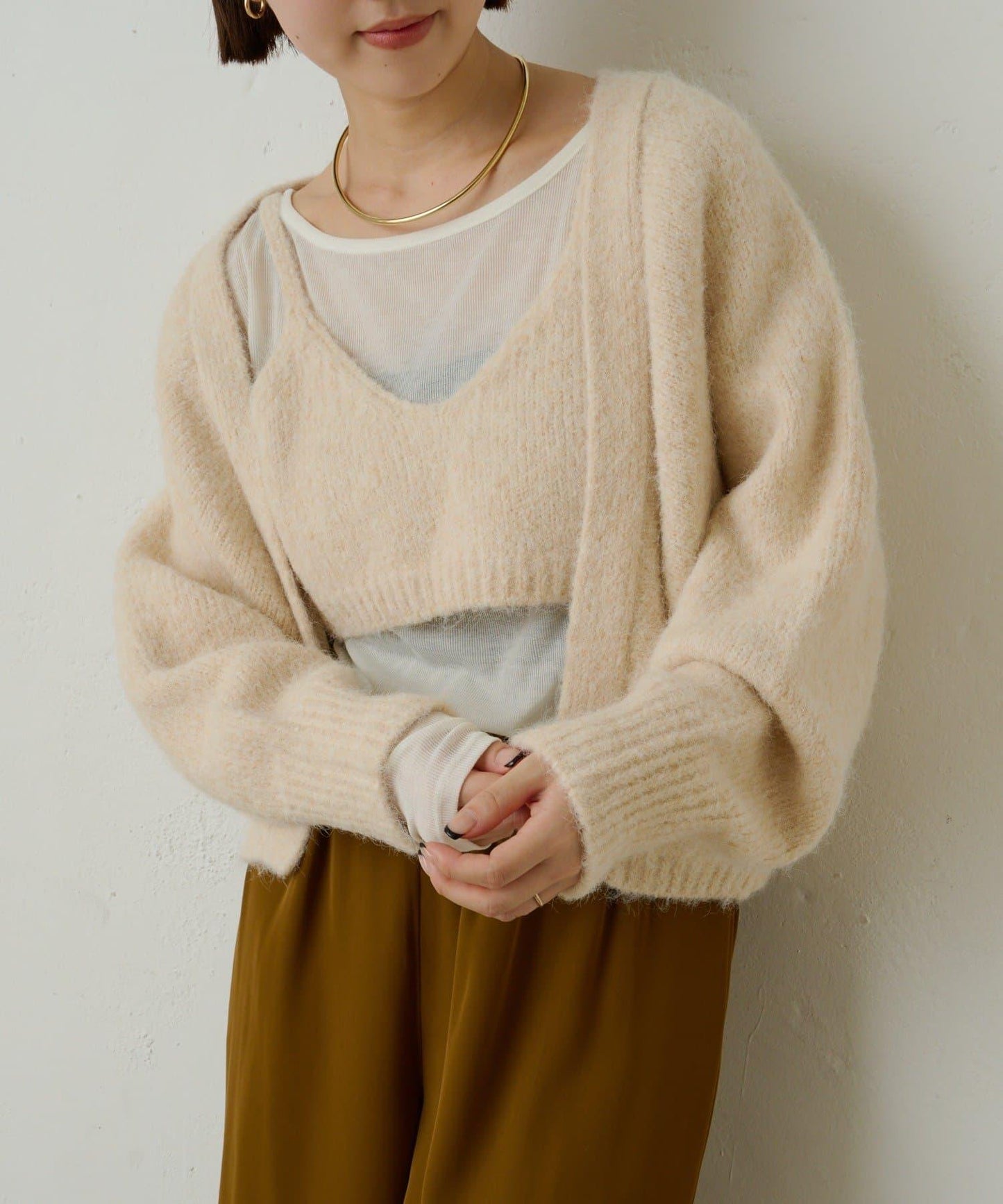 【Omekashi】短外套吊帶套裝