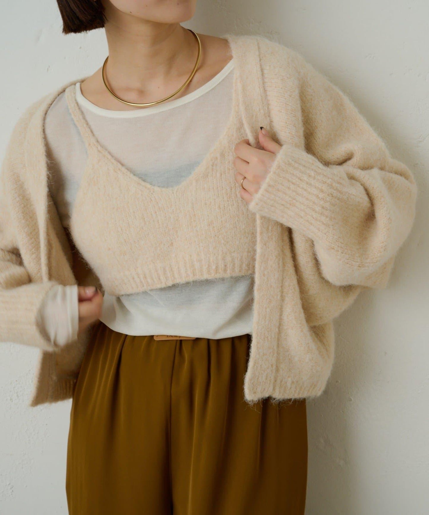 【Omekashi】短外套吊帶套裝