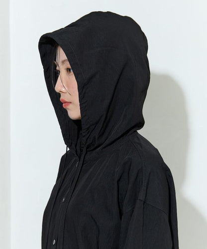 連帽衫 按扣 寬鬆襯衫