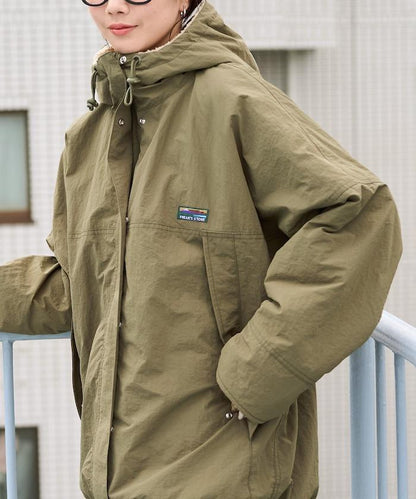 OUTDOORS羊羔絨可雙面穿連帽外套