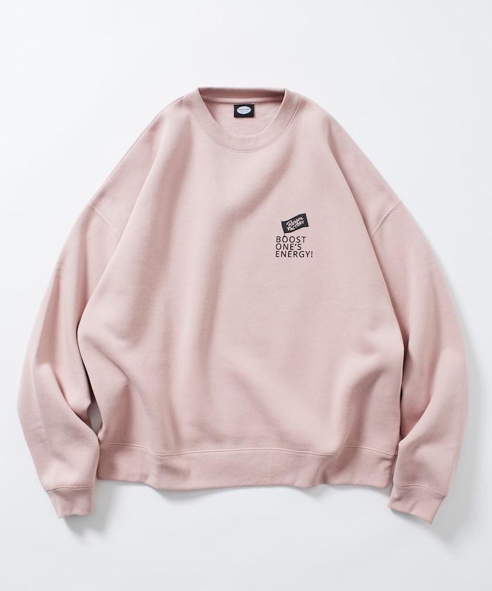 Burger Factory×FREAK'S STORE/ Burger Factory特別款寬鬆版型背部印花圓領衛衣