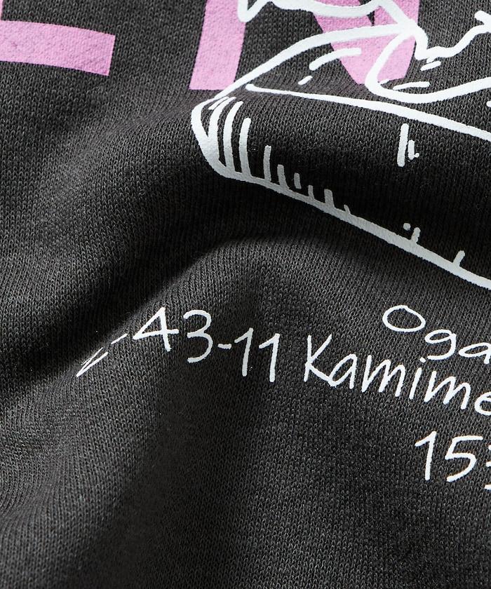 Burger Factory×FREAK'S STORE/ Burger Factory特別款寬鬆版型背部印花圓領衛衣