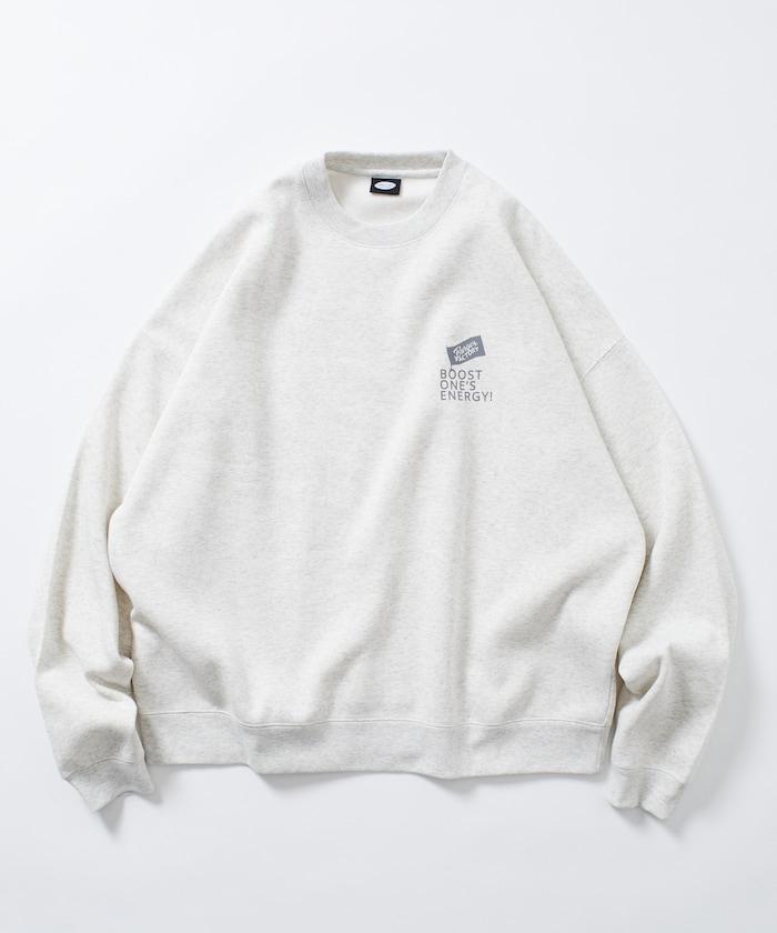 Burger Factory×FREAK'S STORE/ Burger Factory特別款寬鬆版型背部印花圓領衛衣