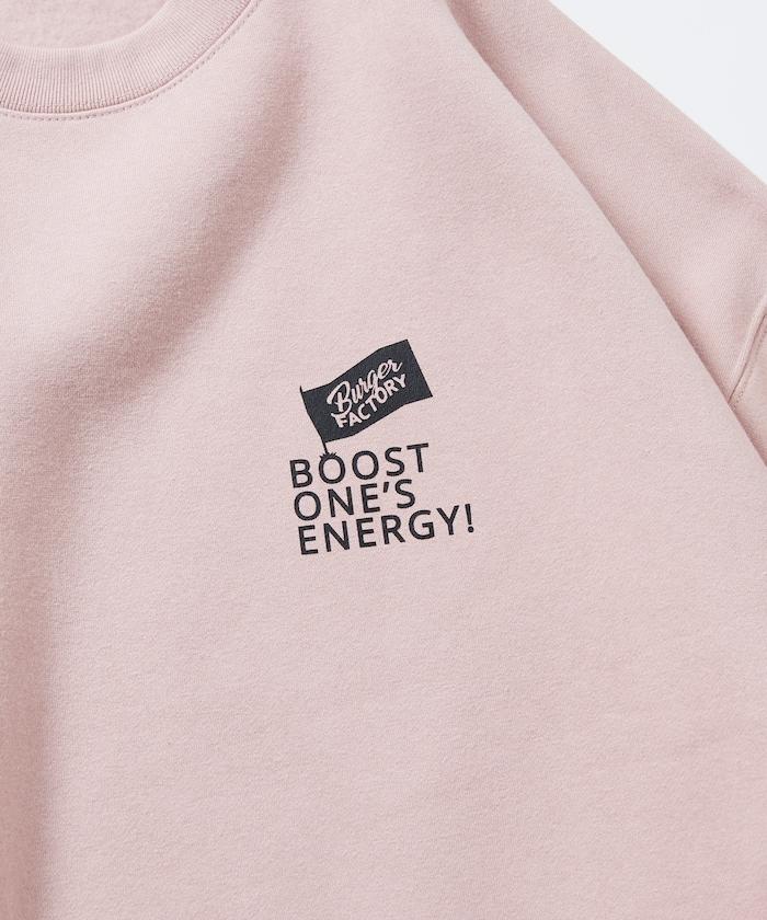 Burger Factory×FREAK'S STORE/ Burger Factory特別款寬鬆版型背部印花圓領衛衣