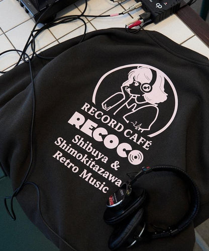RECOCO×FREAK'S STORE/レココ 特別款寬鬆版型背部印花圓領衛衣【限量】