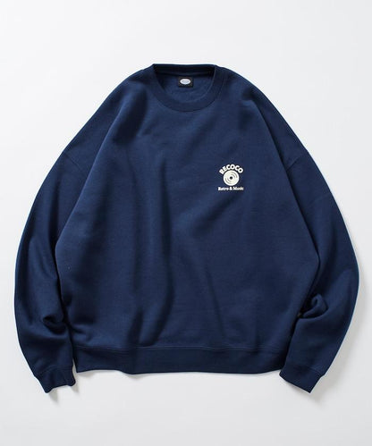 RECOCO×FREAK'S STORE/レココ 特別款寬鬆版型背部印花圓領衛衣【限量】