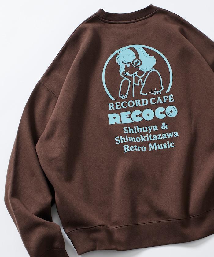 RECOCO×FREAK'S STORE/レココ 特別款寬鬆版型背部印花圓領衛衣【限量】