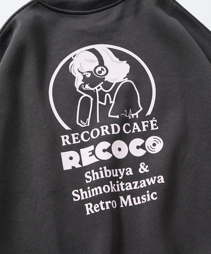 RECOCO×FREAK'S STORE/レココ 特別款寬鬆版型背部印花圓領衛衣【限量】