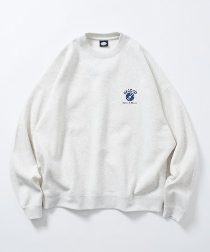 RECOCO×FREAK'S STORE/レココ 特別款寬鬆版型背部印花圓領衛衣【限量】